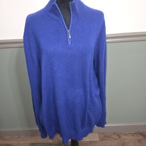 Club Room Royal Blue Cashmere Sweater